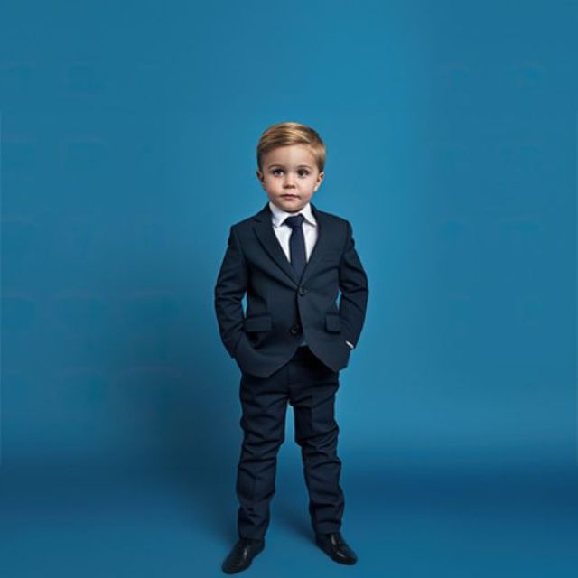 Baby Boys Casual Jacket , Pant (Blue)