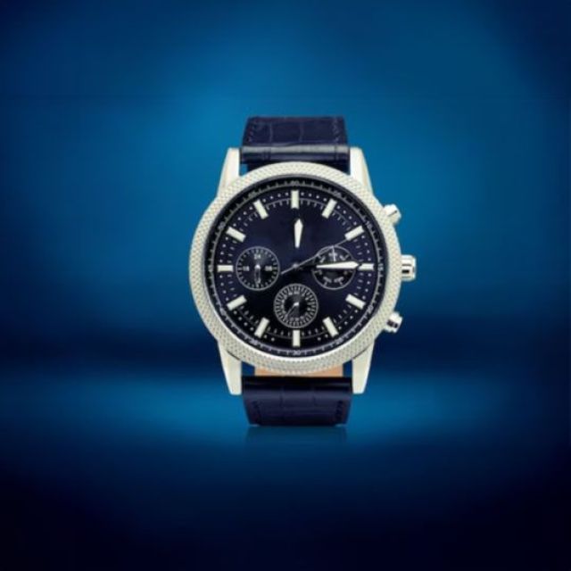 Leather watch for men