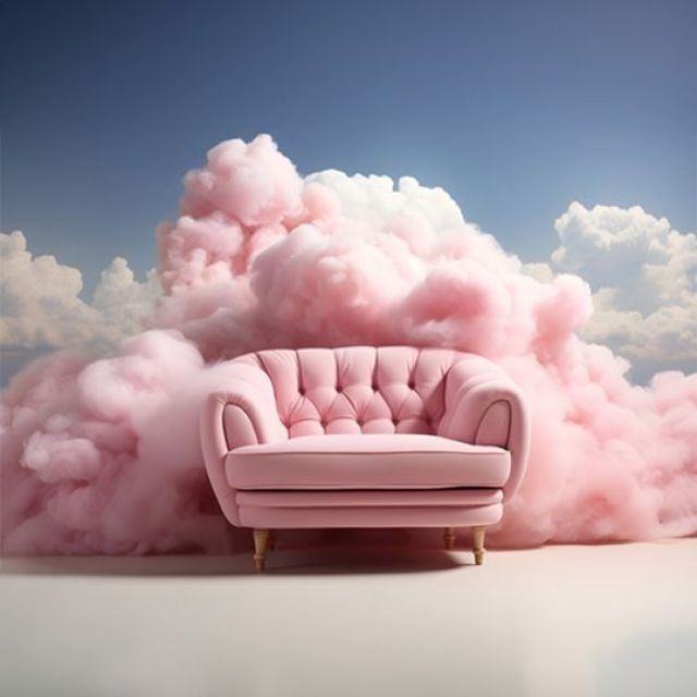 Majestic Wooden Hub Velvet Chaise Luxury Couch (Burgendy)